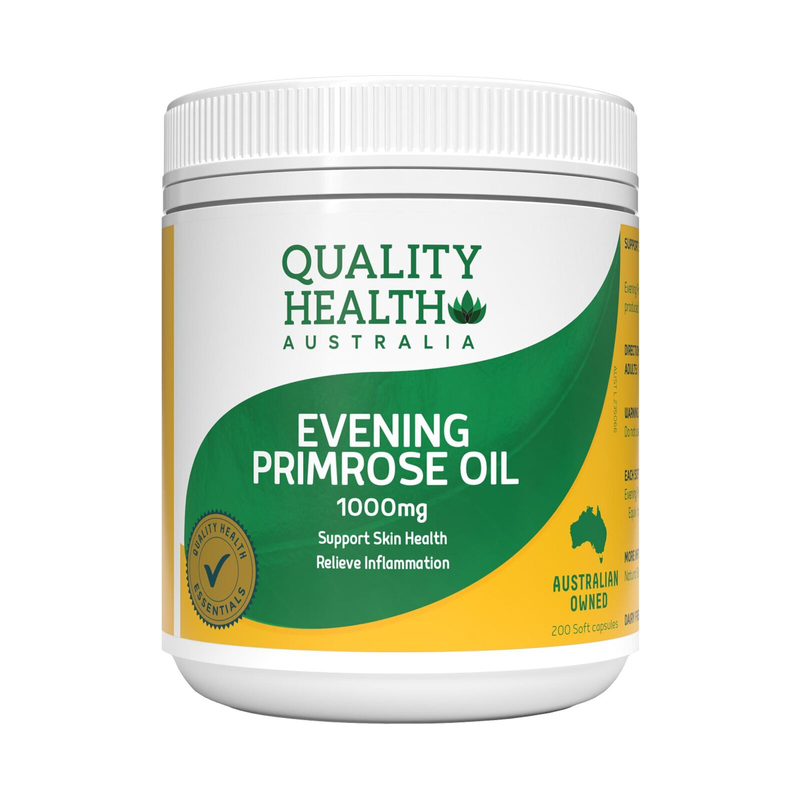 Quality Health Evening Primrose Oil 200 Capsules