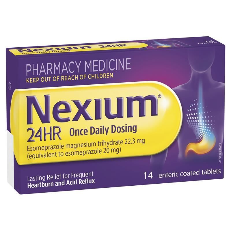 Nexium 24HR 20mg 14 Tablets 