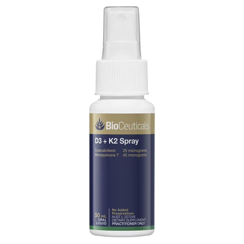 BioCeuticals D3 + K2 Spray 50ml Oral Liquid