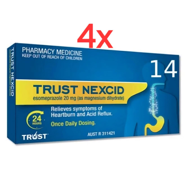 Trust Nexcid Once Daily Dosing 20mg 56 Tablets Same as Nexium 24 HR Relief
