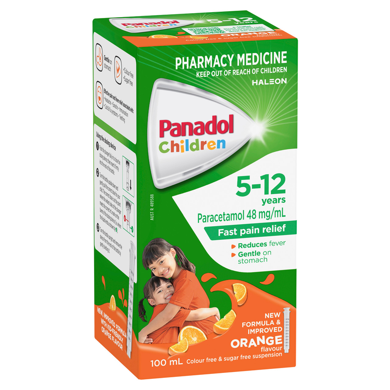 Panadol Children 5 - 12 Years Orange 100ml Suspension