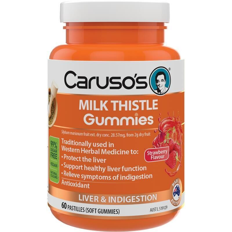 Caruso's Milk Thistle Gummies 60 Pastilles