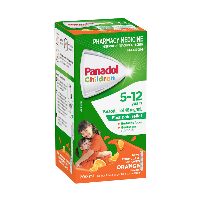 Panadol Children 5 - 12 Years Orange 200ml Suspension