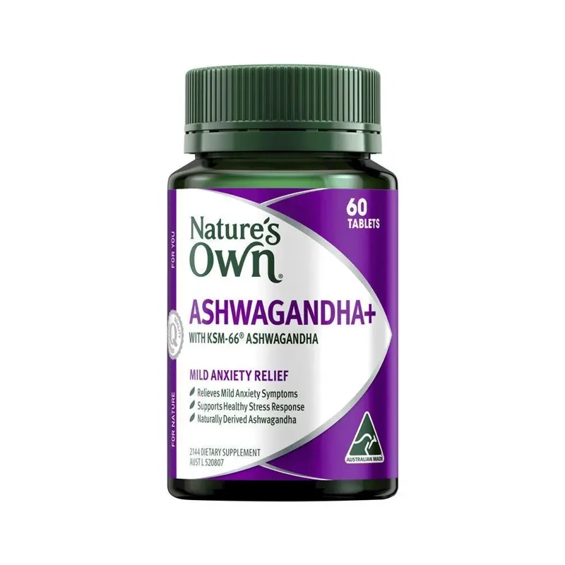 Nature's Own Ashwagandha+ 60 Tablets