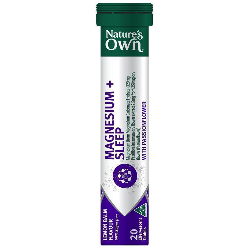Nature's Own Magnesium + Sleep 20 Effervescent Tablets