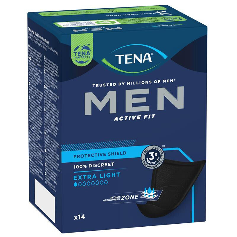 Tena Men Active Fit Protective Shield Extra Light 14/Pack