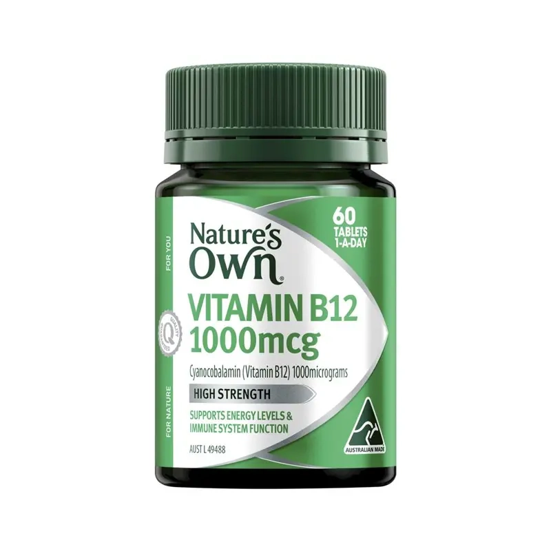 Nature's Own Vitamin B12 1000mcg 60 Tablets