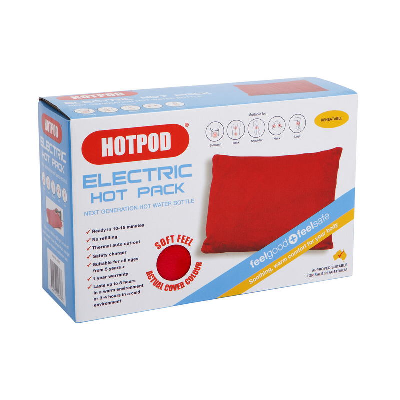 Hotpod Electric Hot Pack Next Generation Hot Water Bottle Heat Pack Reheatable