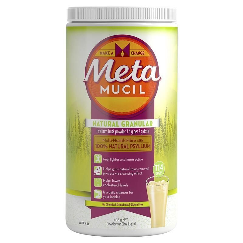 Metamucil Natural Granular 114 Doses 798g Powder