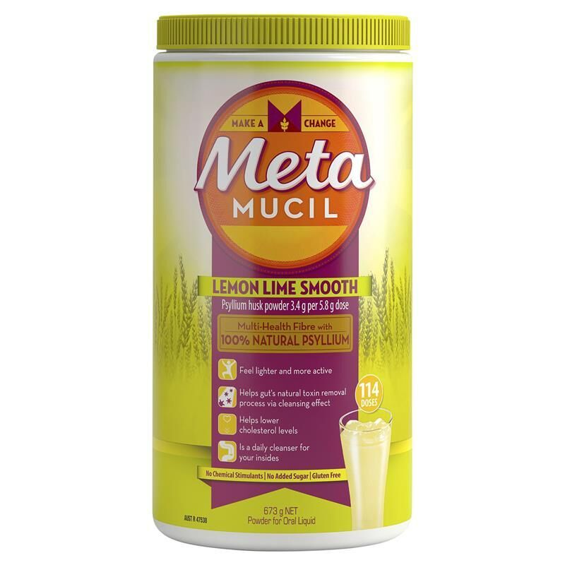 Metamucil Lemon Lime Smooth 114 Doses 673g Powder