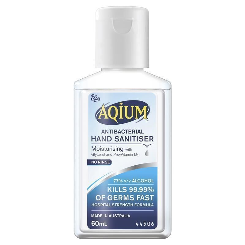 Ego Aqium Antibacterial Hand Sanitiser 60ml