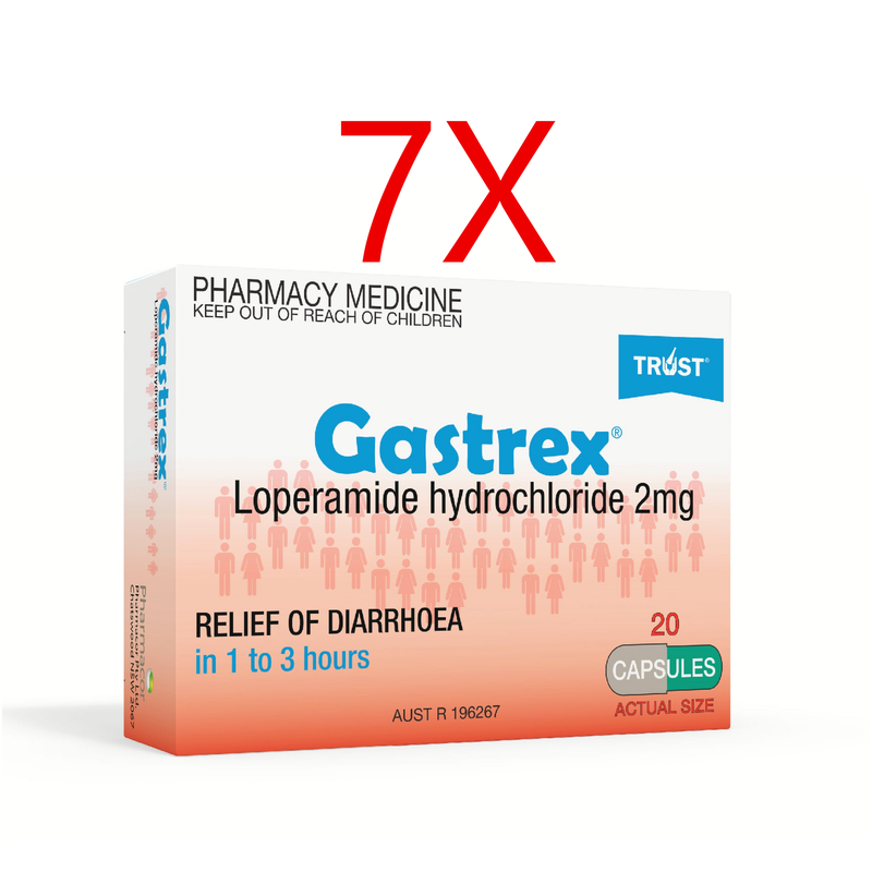 Trust Gastrex 140 Capsules Same as Imodium